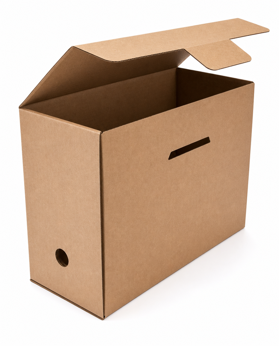 Caixa Arquivo de Papelão para documentos - Gold Pack