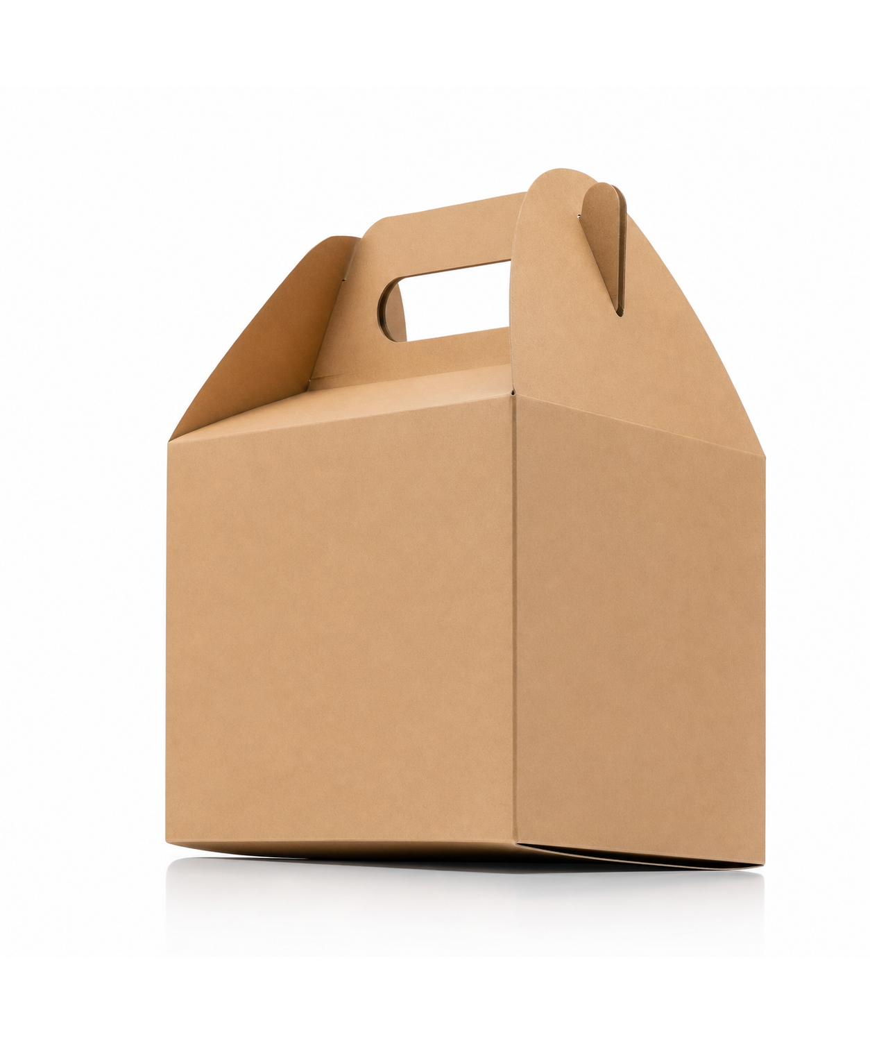 Caixa maleta de papelão com alça reforçada Gold Pack Embalagens